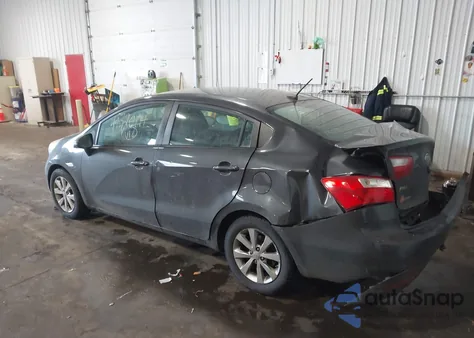 2012 Kia Rio Ex из США, поврежденный, VIN KNADN4A31C6084282